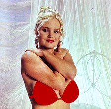 Vintage Glamour Model 35mm Slides X9 Topless Nude 90’s BUSTY PROFESSIONAL MODEL