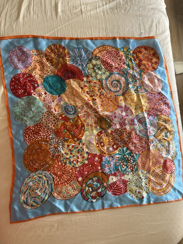 100 all silk printed - 100%,