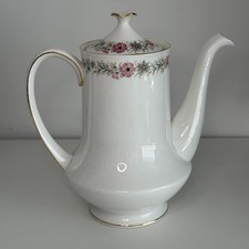 Paragon Belinda Coffee Pot With Lid Vintage Fine Bone China Floral - EXCELLENT
