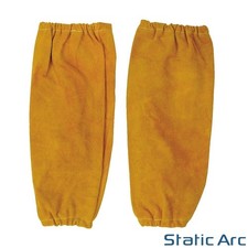 LEATHER WELDING SLEEVES ARM PROTECTOR COWHIDE HEAT RESISTANT SPATTER PPE 18inch