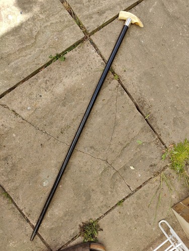 Antique walking stick with - stick,