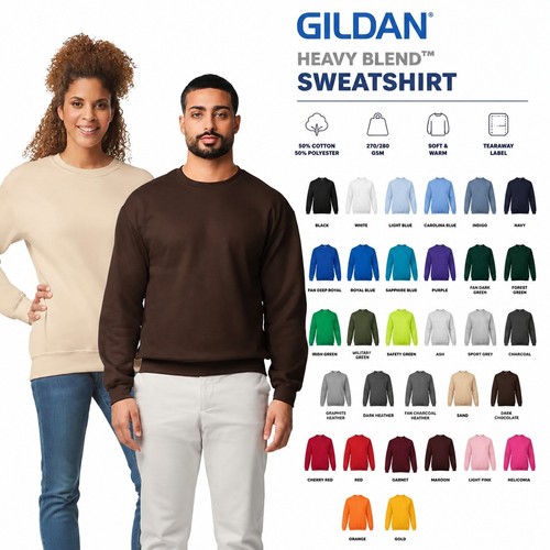 Gildan heavy blend sweatshirt - gildan,