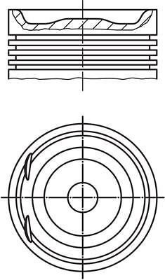 Piston fits cadillac bls lotus - bls,