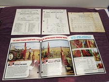Vtg 1975 SHAVER HYDRAULIC POST DRIVER HD-8 HD-10 SALES BROCHURE + PARTS SHEET