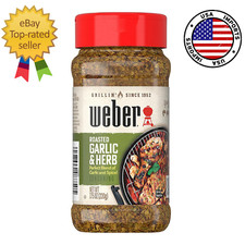 Weber Roasted Garlic and Herb Seasoning 220g - USA IMPORT