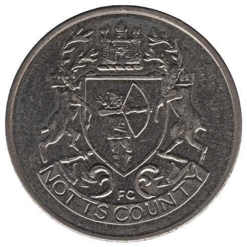 1972 notts county cup medal - fa,