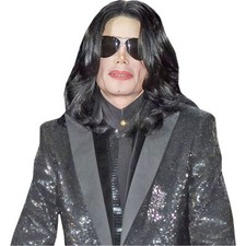 Michael Jackson (Black Outfit) Half Body Buddy Cutout