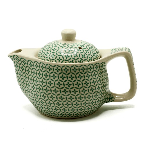 Small herbal teapot - small, green