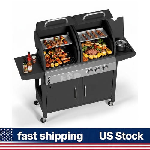 Hybrid grill gas - gas, &