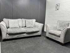 SCS Suede Grey 3 Seater and