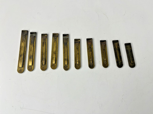 Lot antique brass reed - brass, from