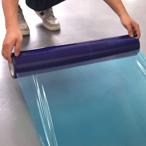 Carpet protector 100m blue - protector,