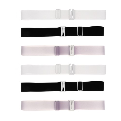 Pairs transparent bra straps - transparent,