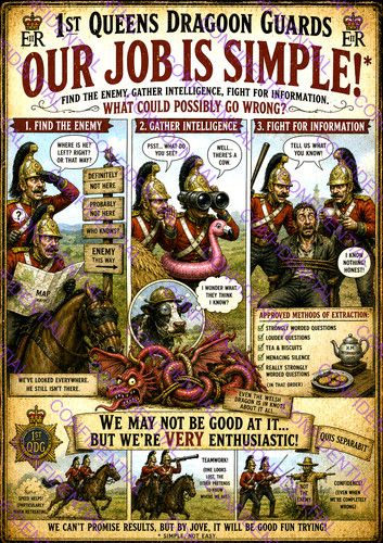 1st queens dragoon guards - dragoon,