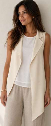 Zara woman beige - zara, vest