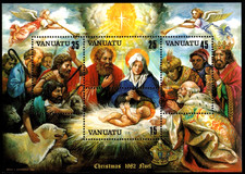 Stamps Block Vanuatu 1982