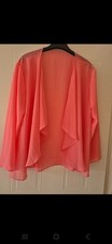 Pink Chiffon Jacket. Size