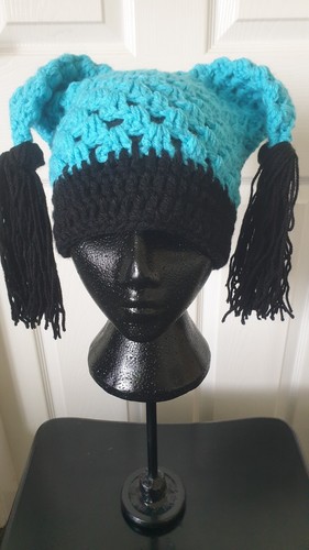 Handmade crochet jester hat - handmade,