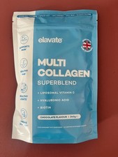 NEW: LARGER BAG. Elevate Multi Collagen SuperBlend. Chocolate.?New Size 240g.?