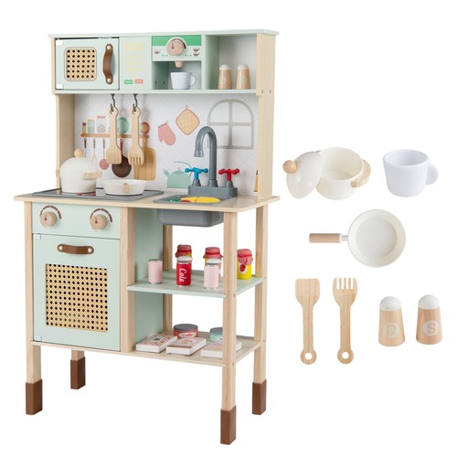 Retro kids play kitchen - play,