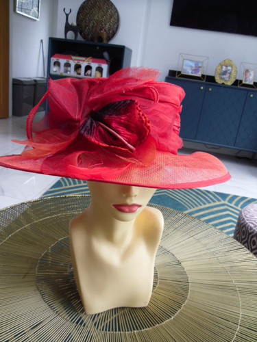 Beautiful fire red - red, silk