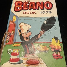 The Beano Book 1974 Vintage Annual. Pre loved and very used. 