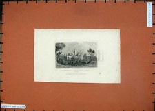 Old Antique Print 1846