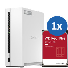 Qnap TS-133 1-Bay NAS HDD Kit: 12TB 8TB, 6TB, 4TB Desktop Storage | NAS HDD Inc.