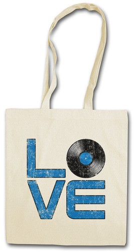 Vinyl love shopping bag club - vinyl,