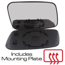 Wing Door Mirror Glass Volvo 850 1992-1997 Heated Aspherical Drivers Side Right