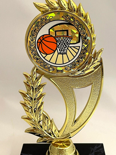 Basketball trophy mylar - w/,