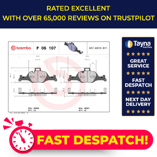 Brake pads set fits - brake, g01