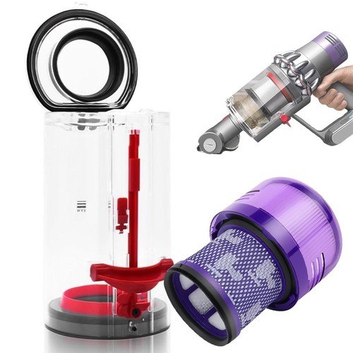 Dust container with filter for - dust,