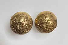 2 x WW2 Argyle & Sutherland highlanders Brass Buttons 18 mm Gaunt