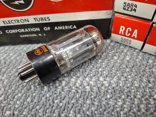 5ar4 gz34 vacuum tube rca - gz34, nos