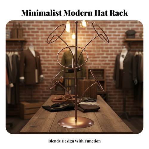 Metal hat display rack - metal,