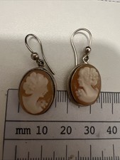 Cameo Earrings Fishhook