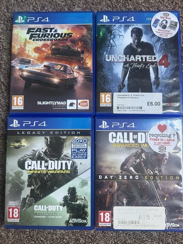 Ps4 game bundle assorted - bundle, games