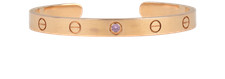 Cartier Love Open Bracelet Rose Gold Gold Women Bangle