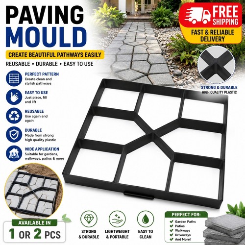 Garden paving pavement mold - paving,