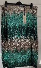 Bnwt 18  Sequin Midi Skirt