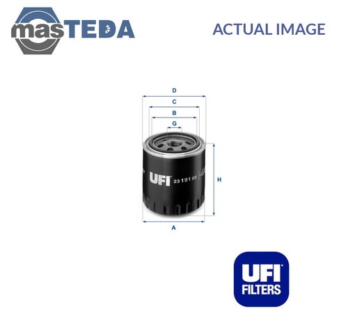 2319100 engine oil filter ufi - 2319100,