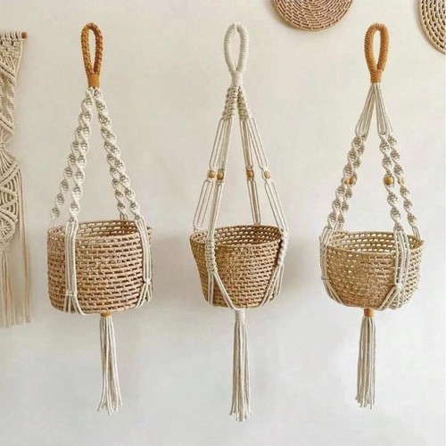 3pcs macrame plant - macrame,