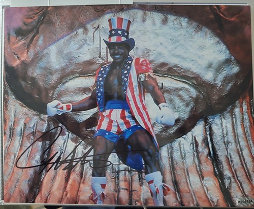 Carl weathers autographed 8x10 - carl,
