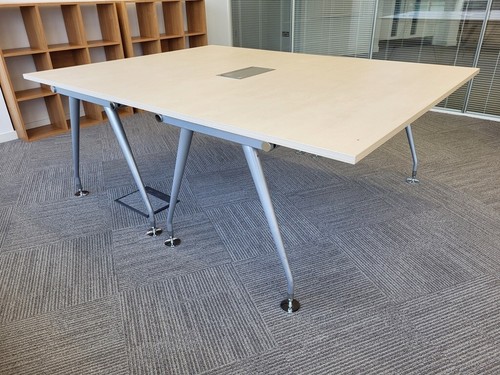 Large maple boardroom table - large,