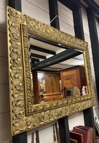 Bevelled edge rectangular gilt - rectangular,