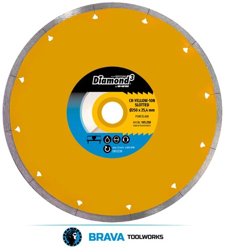 Tile saw blade 250mm wet - tile,