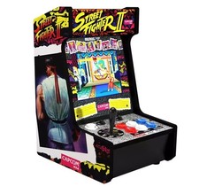 Arcade1UP Street Fighter Countercade Machine Arcade Gaming  8" LCD Screen New