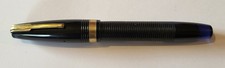 Vintage Waterman's Ideal 100 year XL fountain pen in black/blue