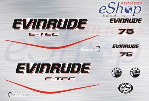 Outboard engine decals sticker - decals,